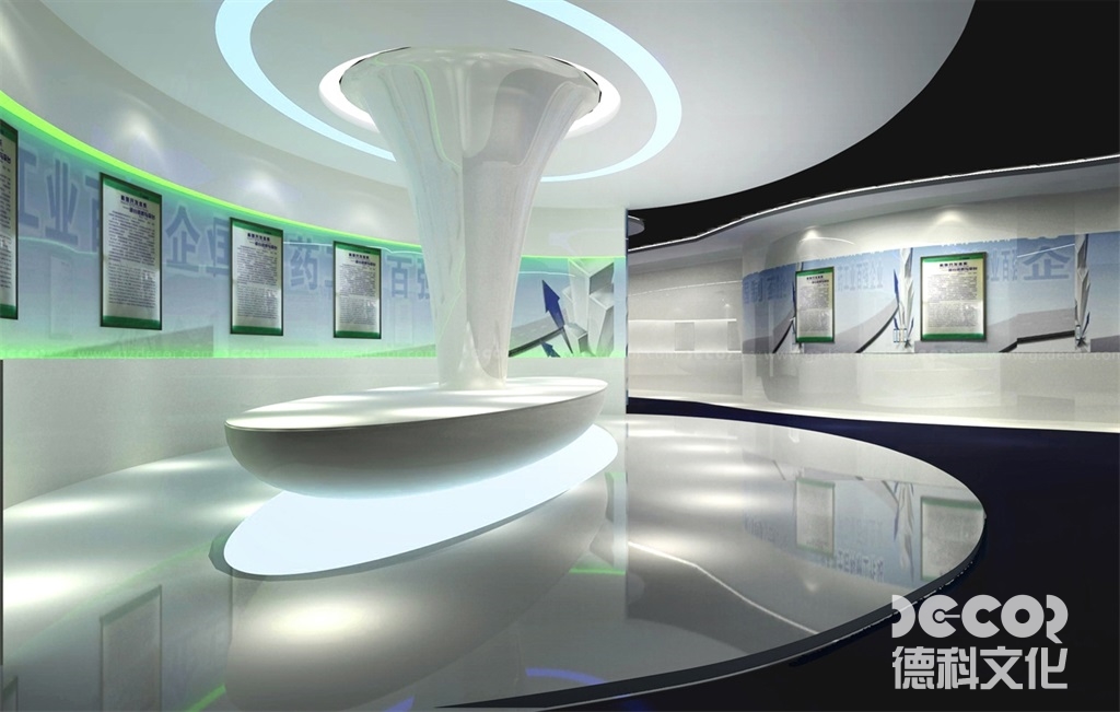 在生物科技展廳設(shè)計(jì)中，如何有效地展示生物科技的復(fù)雜概念？